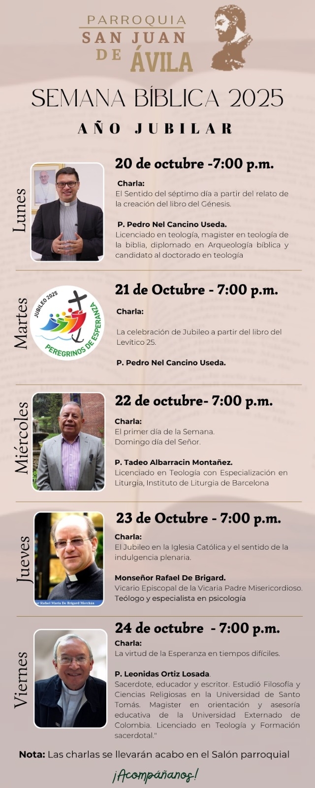 semana biblica 2025