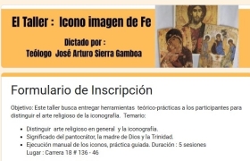 TALLER ICONO IMAGEN DE LA FE 